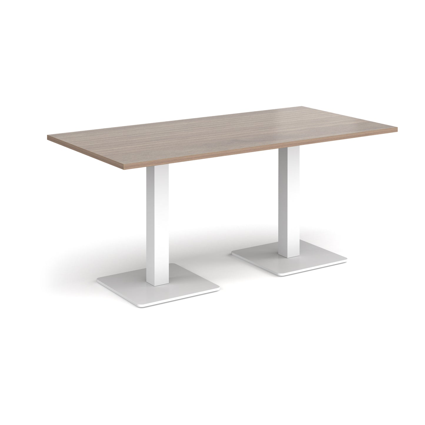 Brescia rectangular dining table with square bases