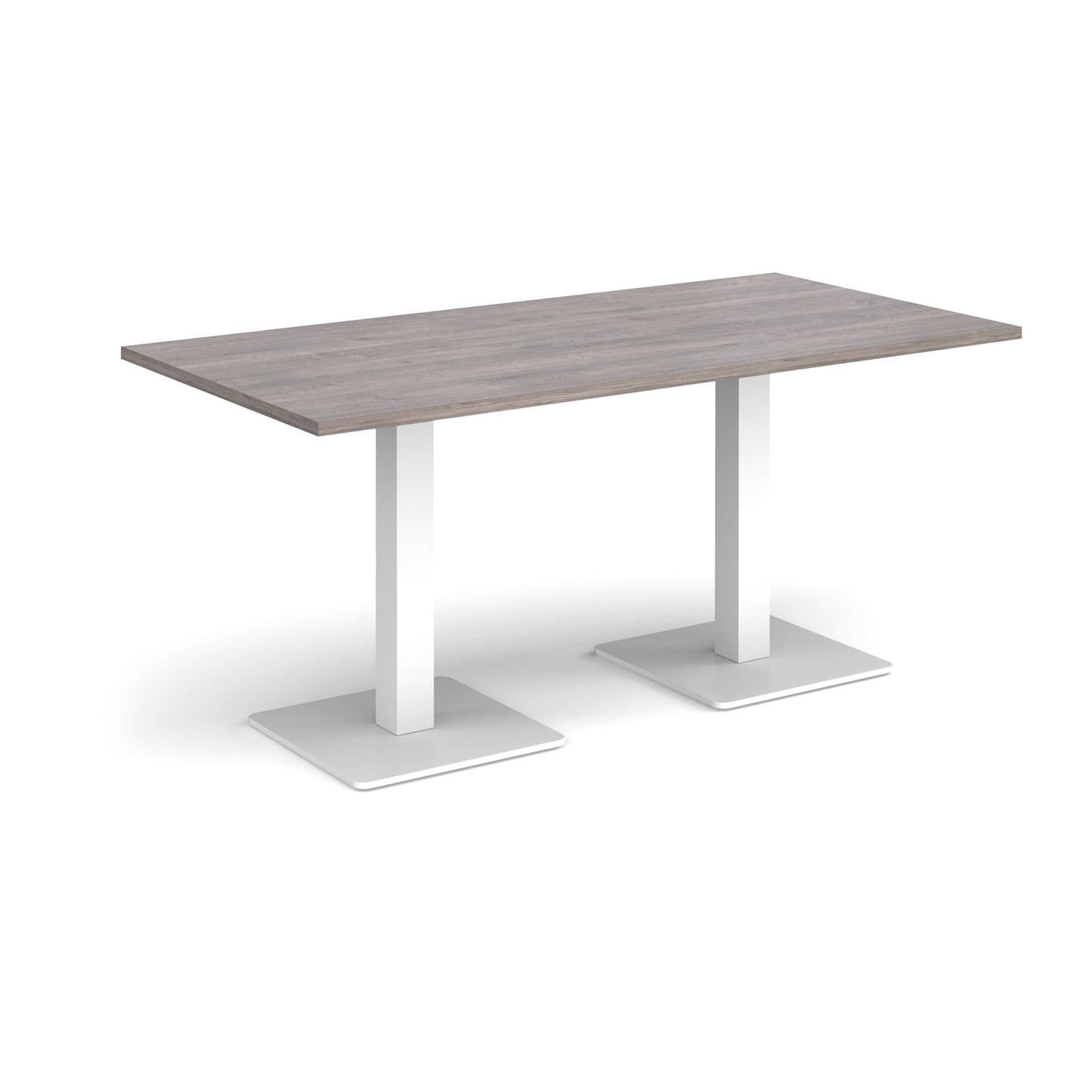 Brescia rectangular dining table with square bases
