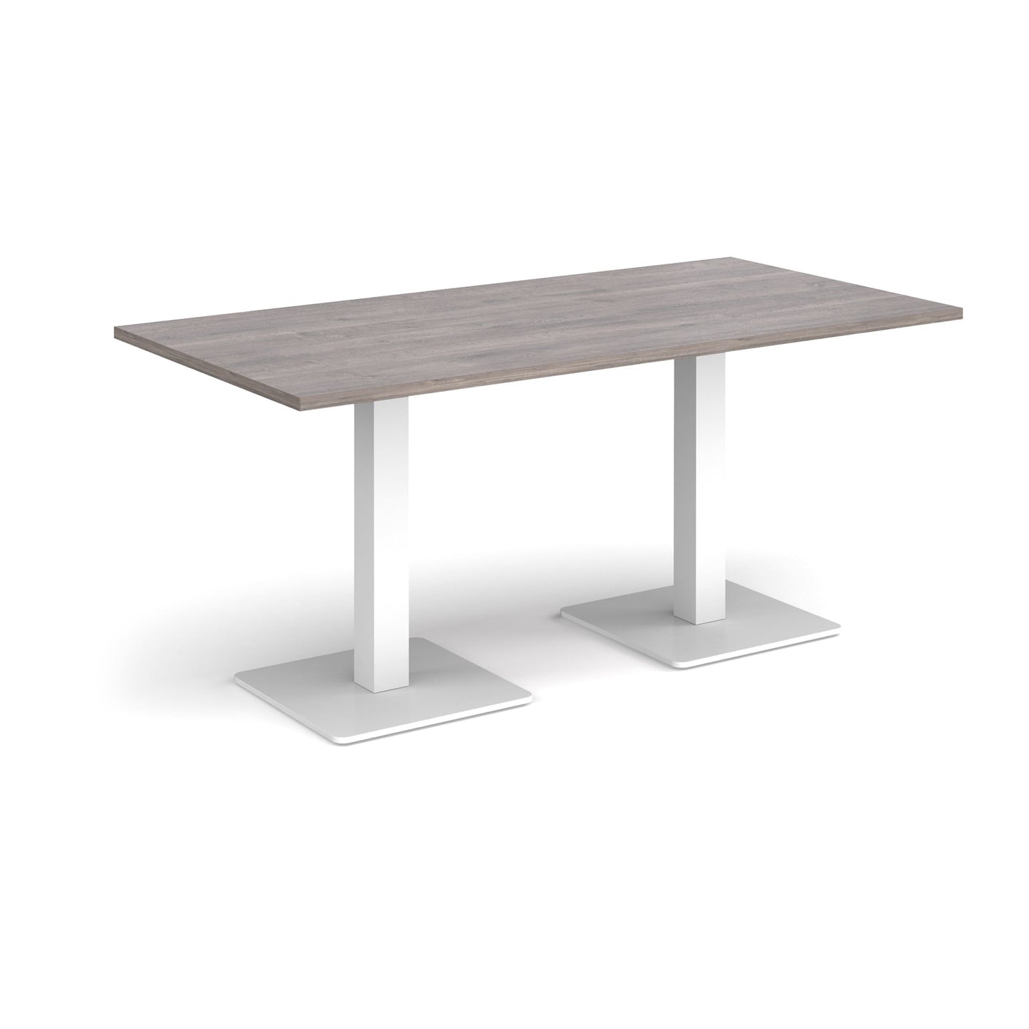 Brescia rectangular dining table with square bases