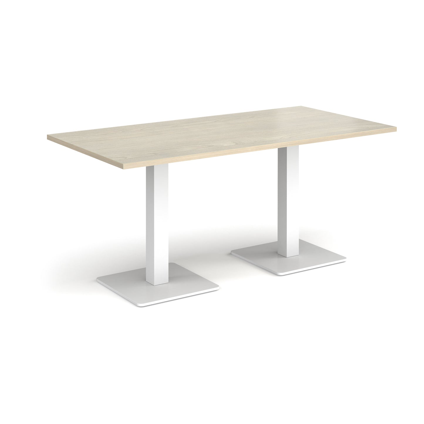 Brescia rectangular dining table with square bases