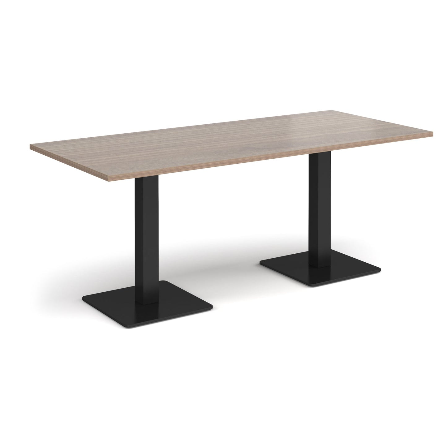 Brescia rectangular dining table with square bases