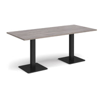 Brescia rectangular dining table with square bases