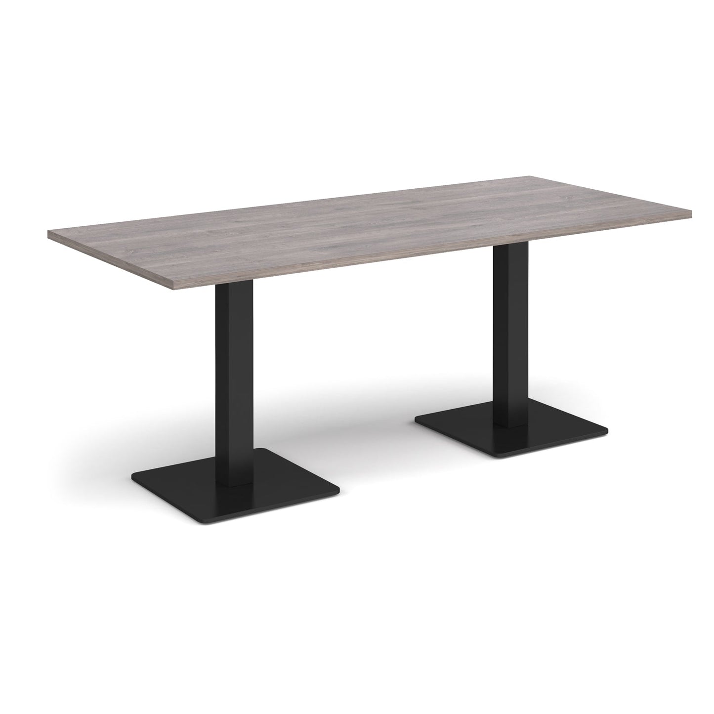 Brescia rectangular dining table with square bases