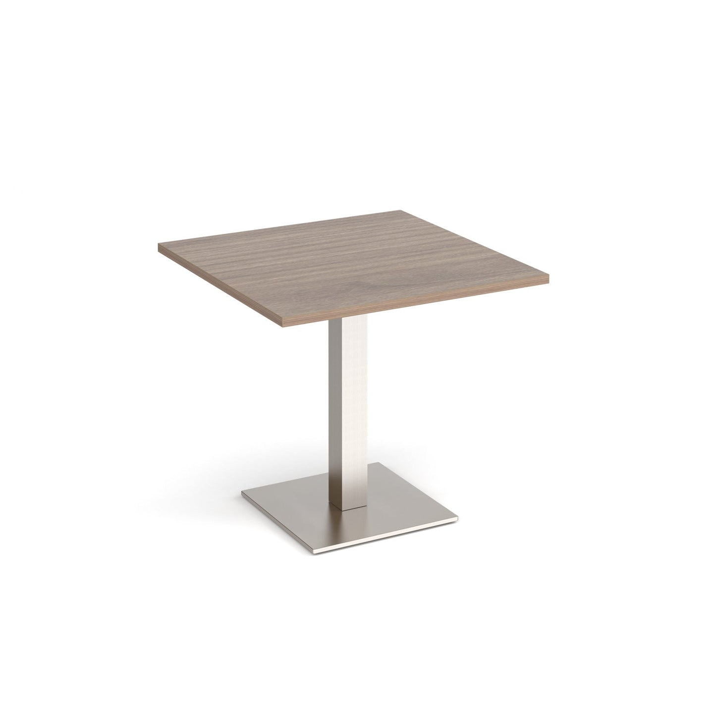 Brescia square dining table with flat square base