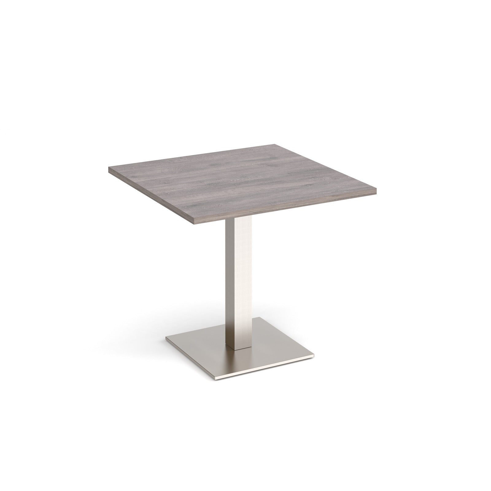 Brescia square dining table with flat square base