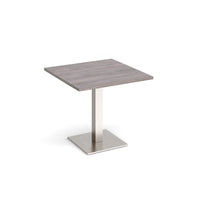 Brescia square dining table with flat square base
