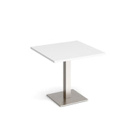 Brescia square dining table with flat square base