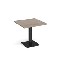 Brescia square dining table with flat square base
