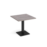 Brescia square dining table with flat square base