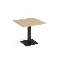 Brescia square dining table with flat square base
