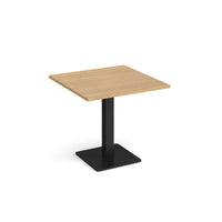 Brescia square dining table with flat square base