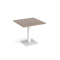 Brescia square dining table with flat square base
