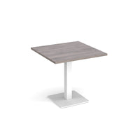 Brescia square dining table with flat square base