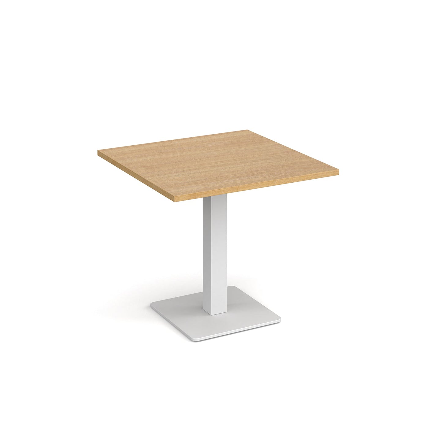 Brescia square dining table with flat square base
