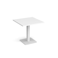 Brescia square dining table with flat square base