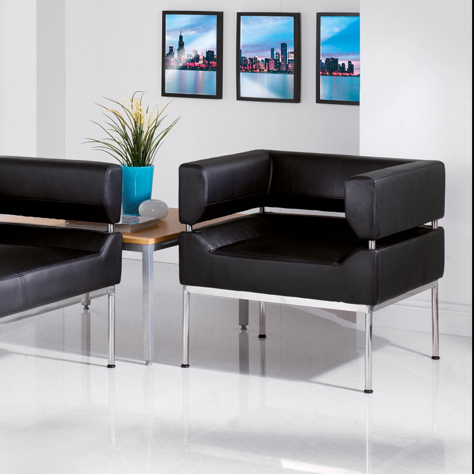 Benotto Leather Reception Seating