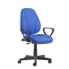 Bilbao Fabric Operators Chair With Lumbar Support