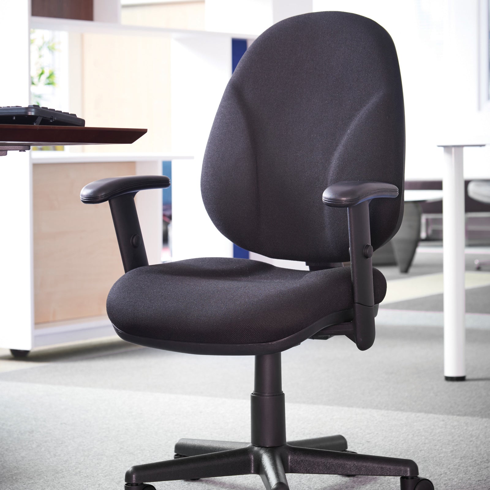 Bilbao Fabric Operators Chair With Lumbar Support