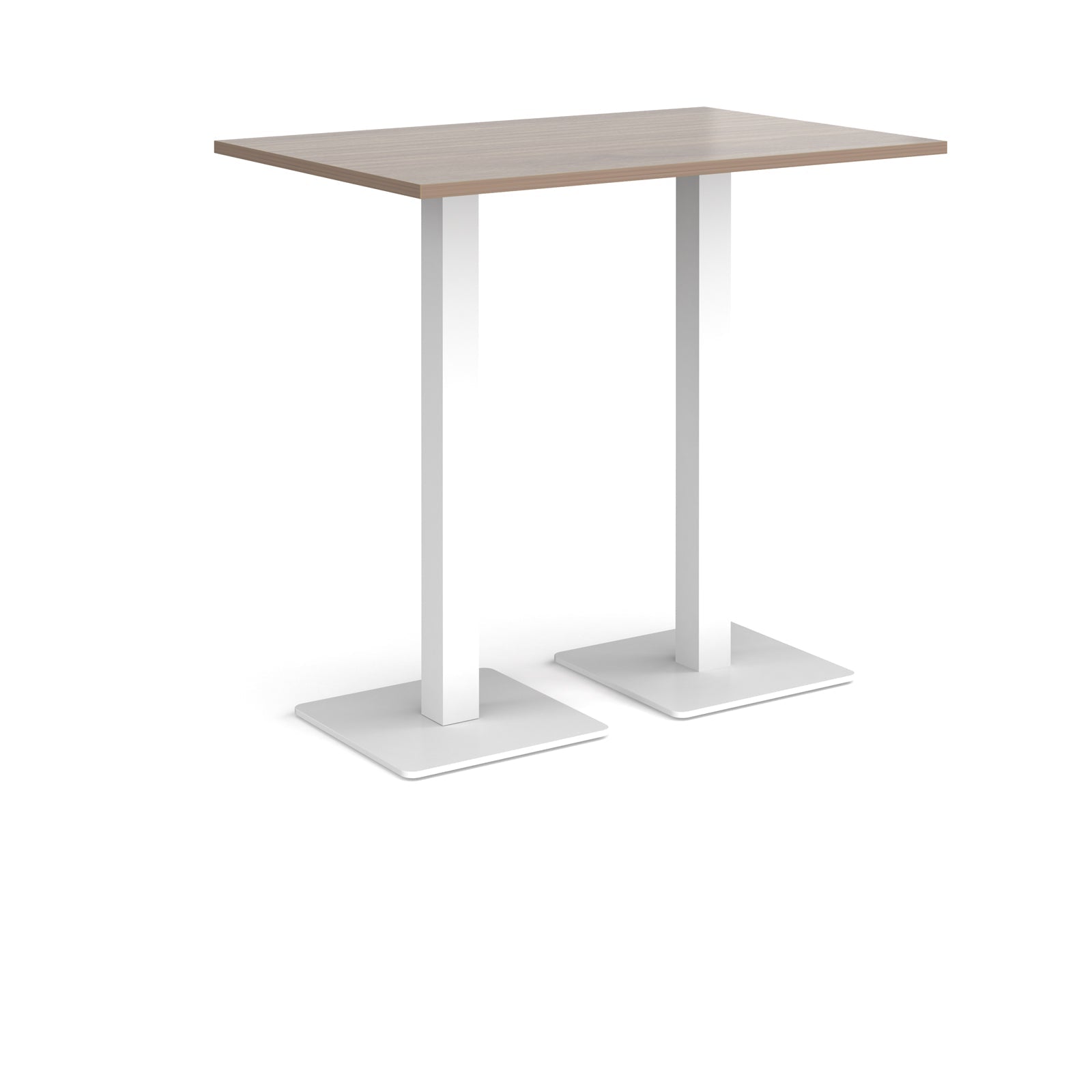 Brescia rectangular poseur table with square bases