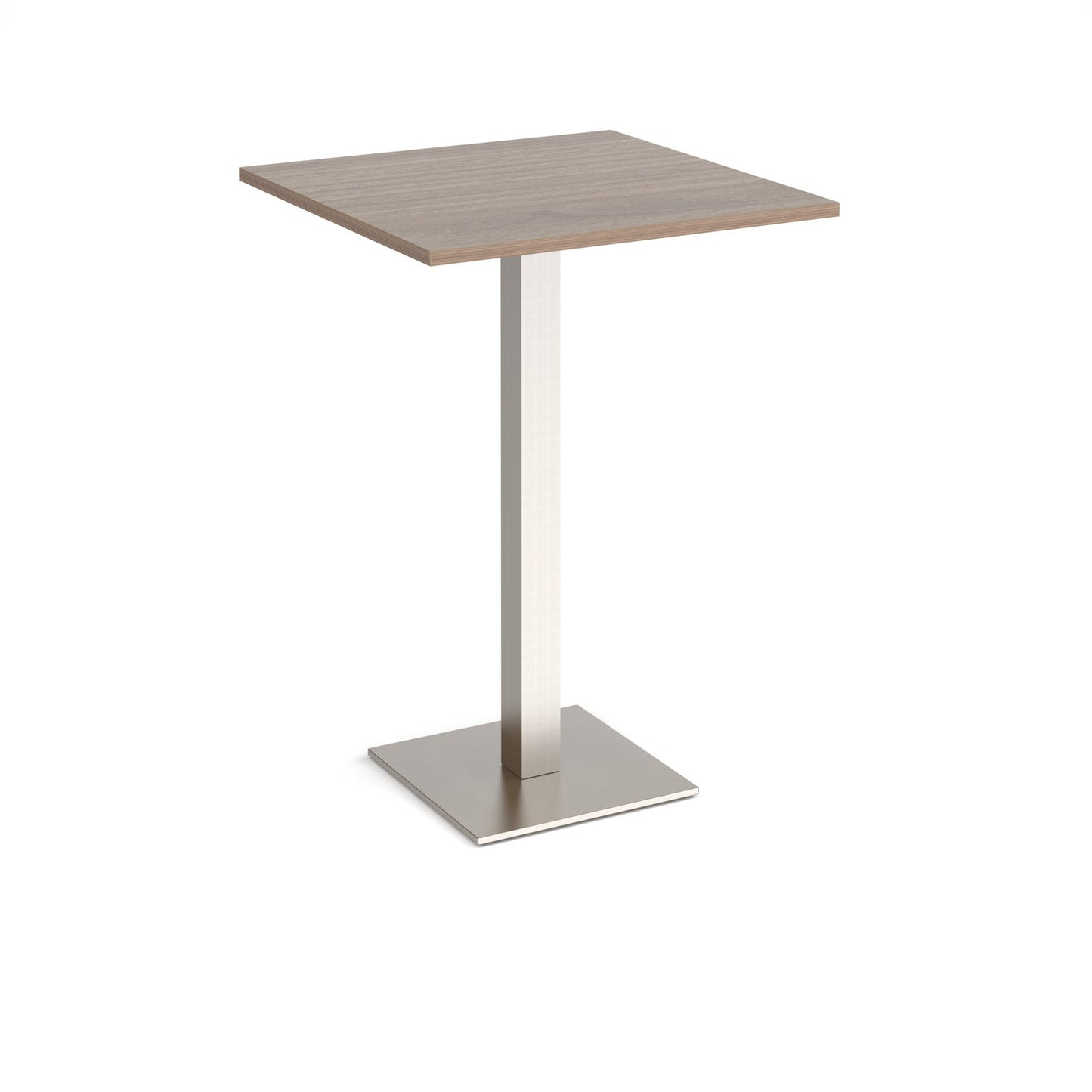 Brescia square poseur table with flat square base