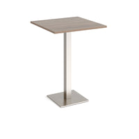 Brescia square poseur table with flat square base