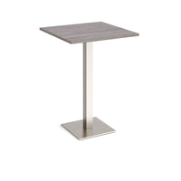 Brescia square poseur table with flat square base