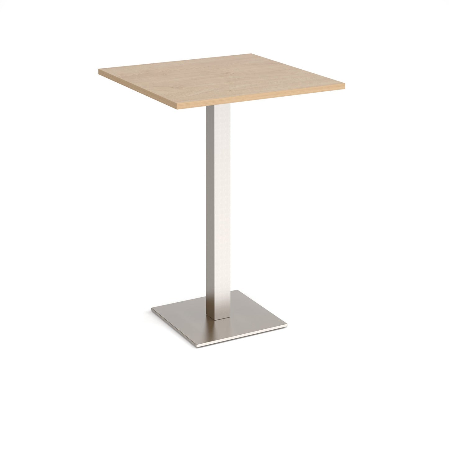 Brescia square poseur table with flat square base