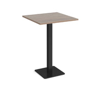 Brescia square poseur table with flat square base