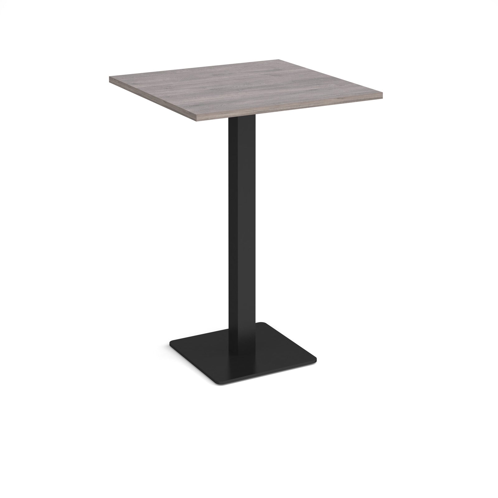 Brescia square poseur table with flat square base
