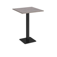 Brescia square poseur table with flat square base