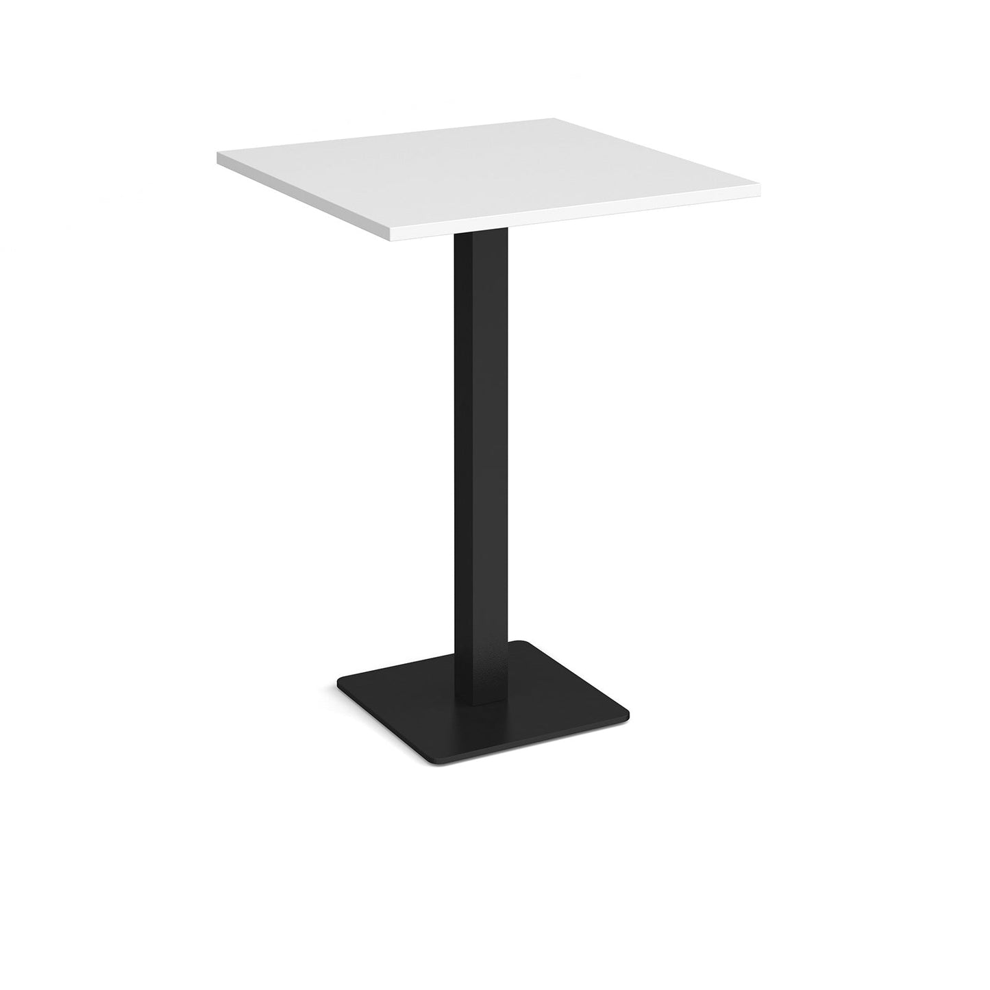 Brescia square poseur table with flat square base