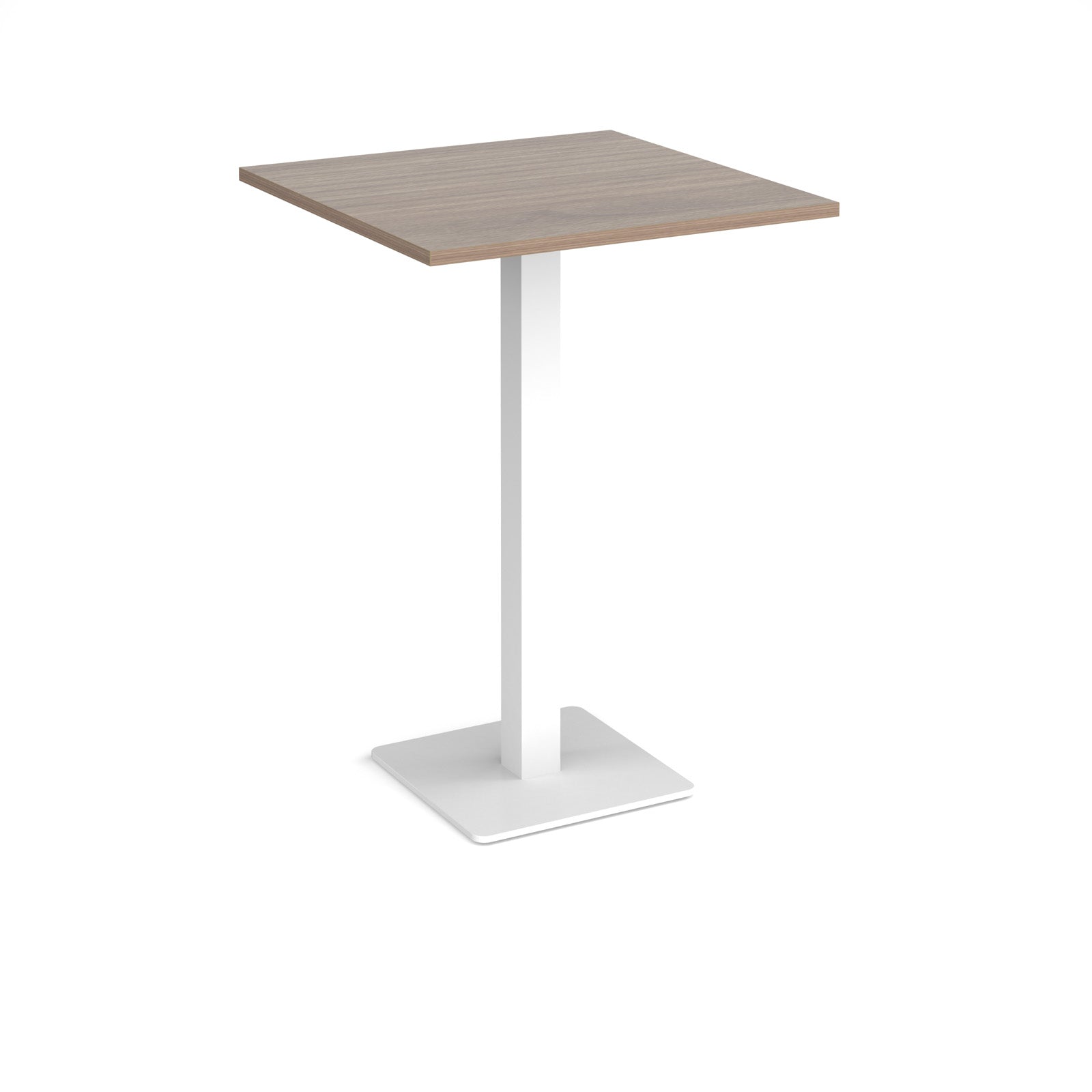 Brescia square poseur table with flat square base