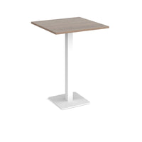 Brescia square poseur table with flat square base
