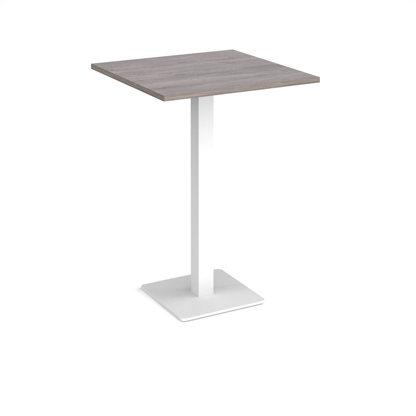 Brescia square poseur table with flat square base