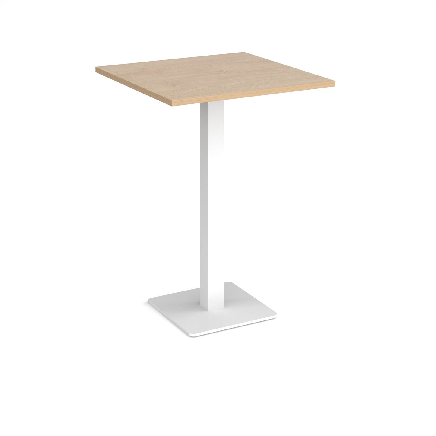 Brescia square poseur table with flat square base