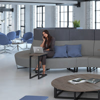 Buddy laptop table with oblong top