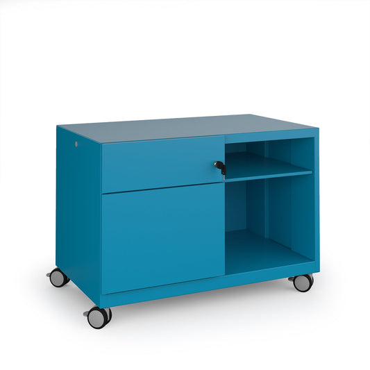 Bisley steel caddy left hand storage unit