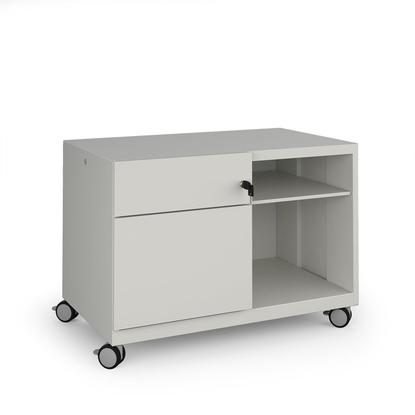 Bisley steel caddy left hand storage unit