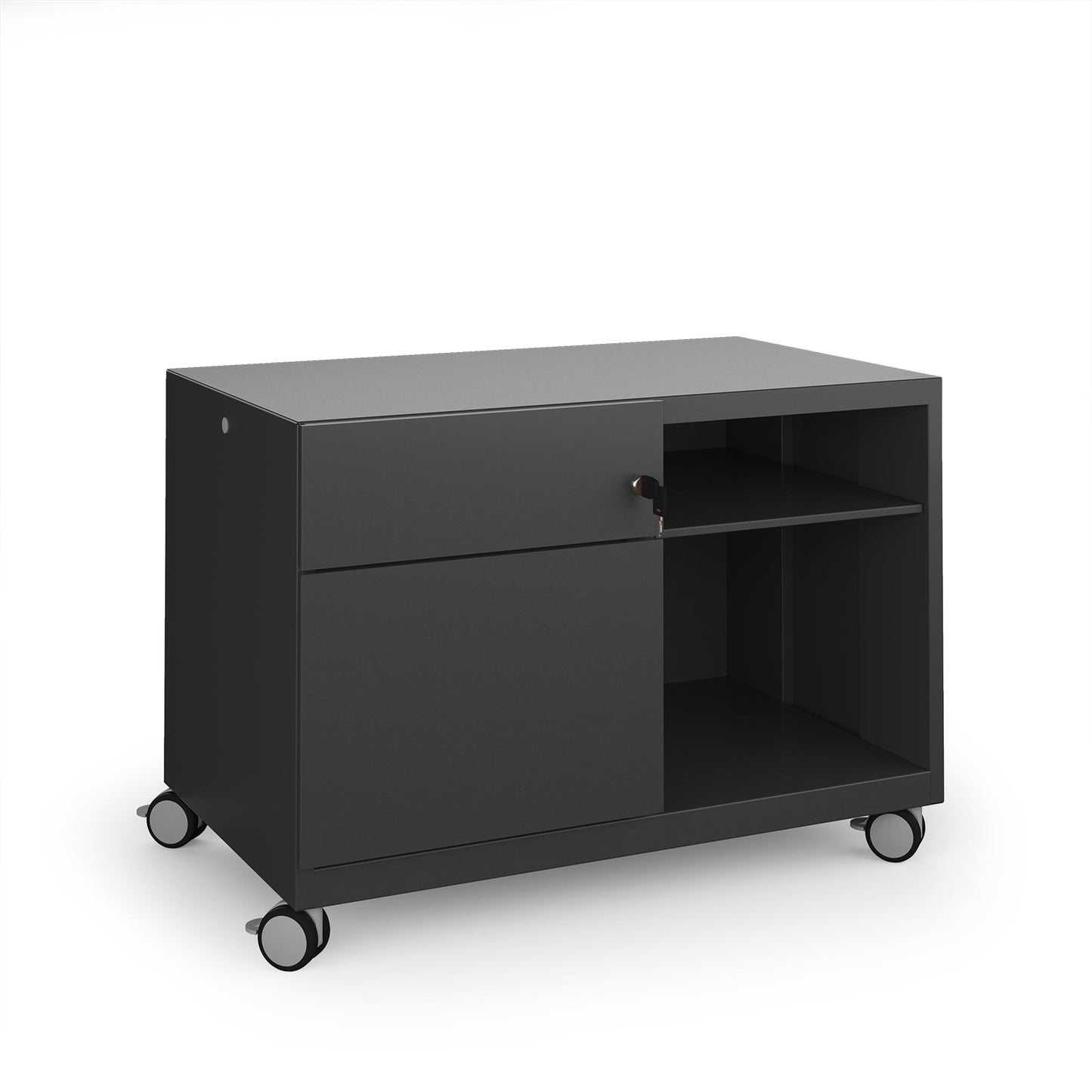 Bisley steel caddy left hand storage unit