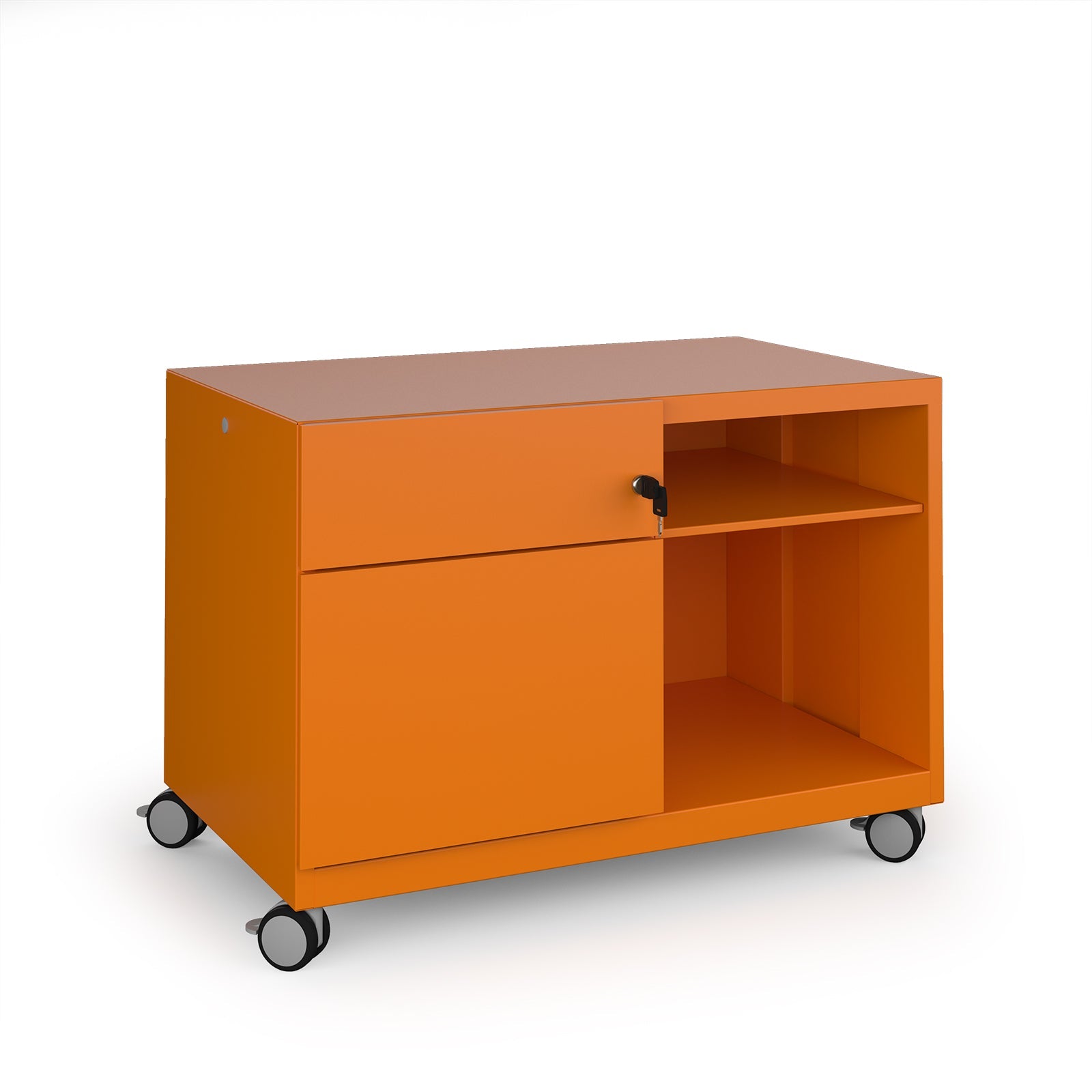 Bisley steel caddy left hand storage unit