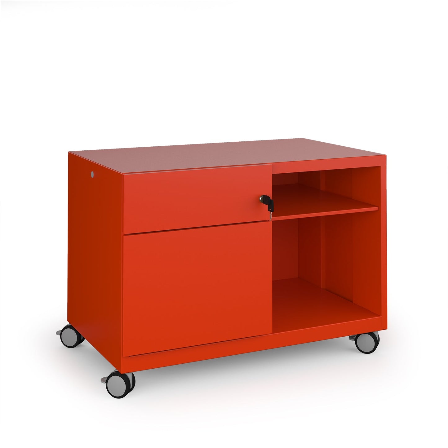 Bisley steel caddy left hand storage unit