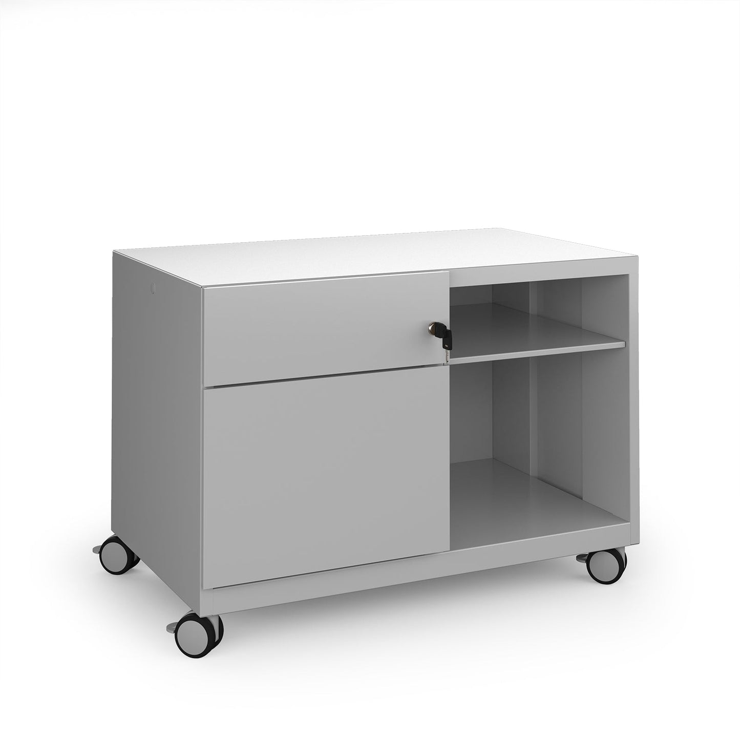 Bisley steel caddy left hand storage unit