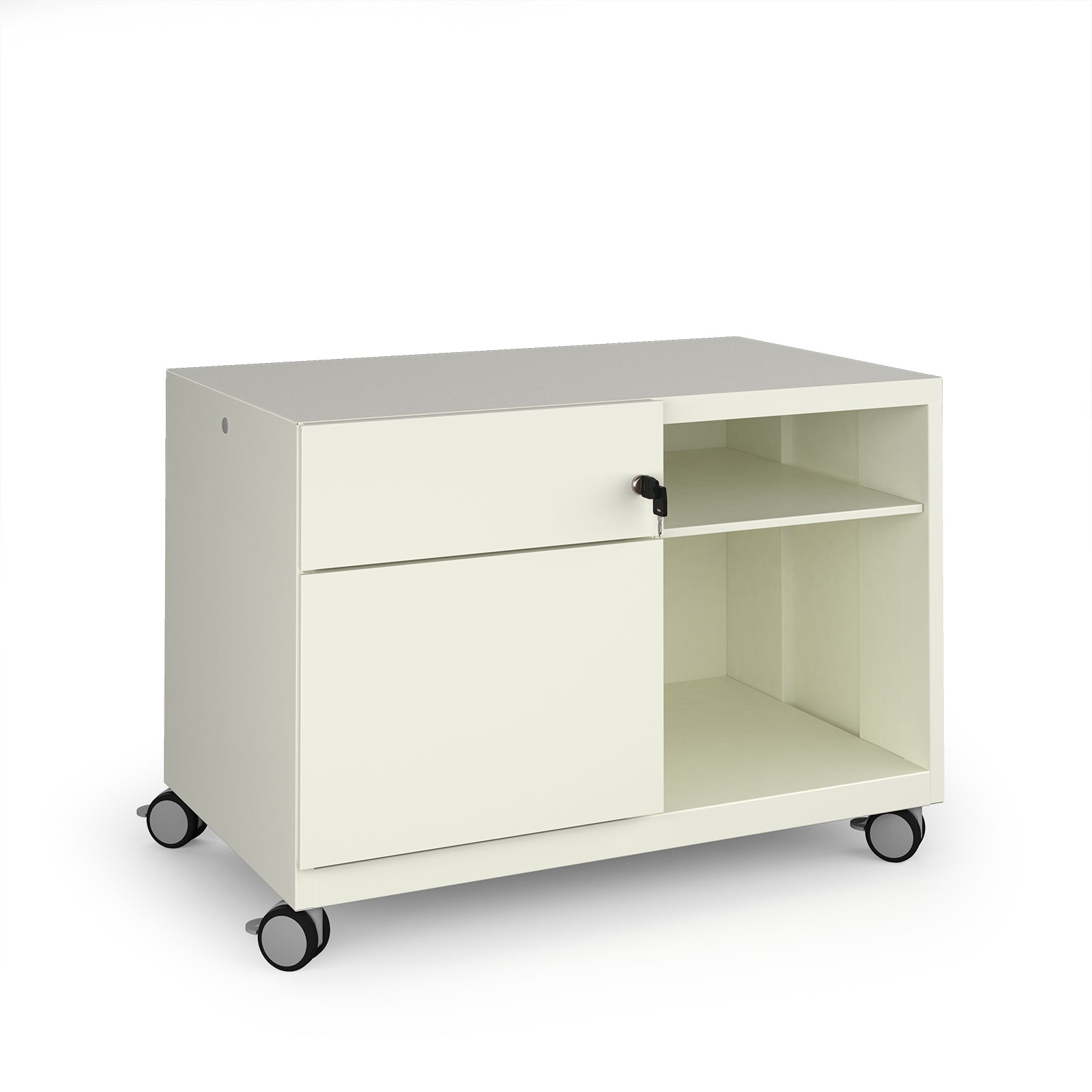 Bisley steel caddy left hand storage unit