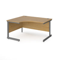 Contract 25 cantilever leg LH ergonomic desk
