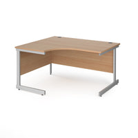 Contract 25 cantilever leg LH ergonomic desk
