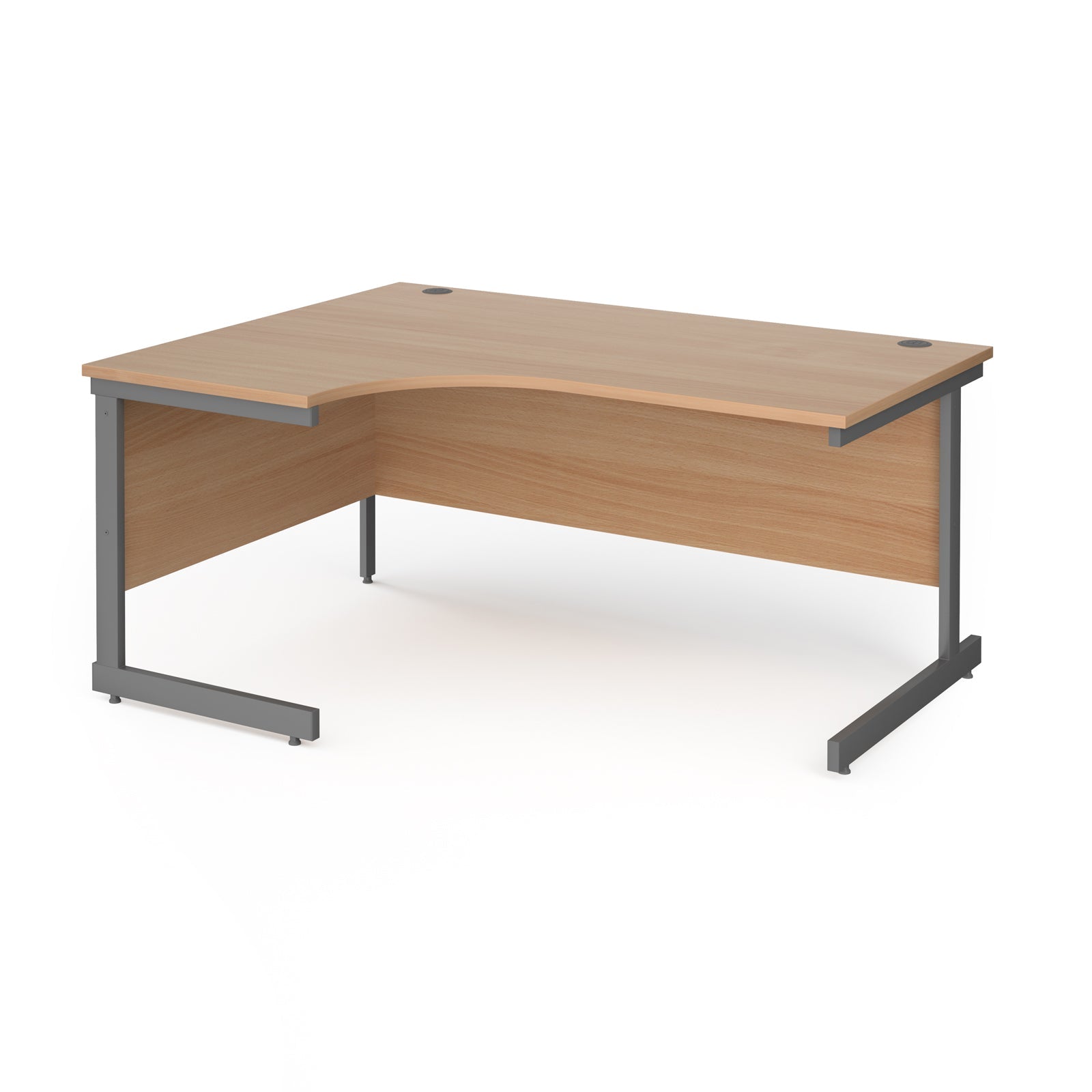 Contract 25 cantilever leg LH ergonomic desk