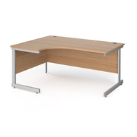 Contract 25 cantilever leg LH ergonomic desk