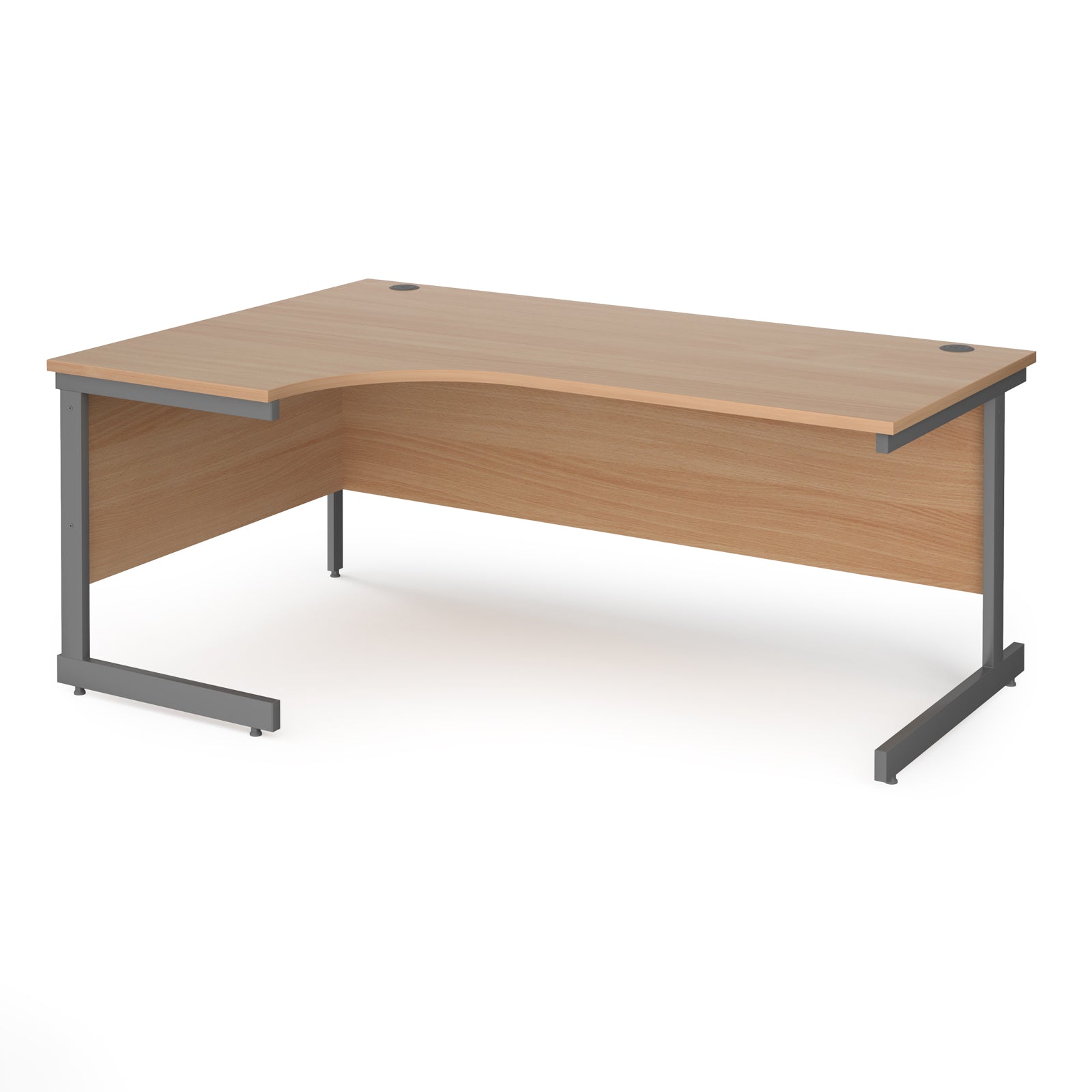 Contract 25 cantilever leg LH ergonomic desk