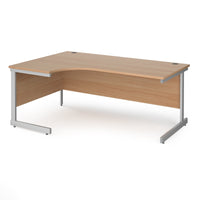 Contract 25 cantilever leg LH ergonomic desk