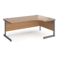 Contract 25 cantilever leg RH ergonomic desk